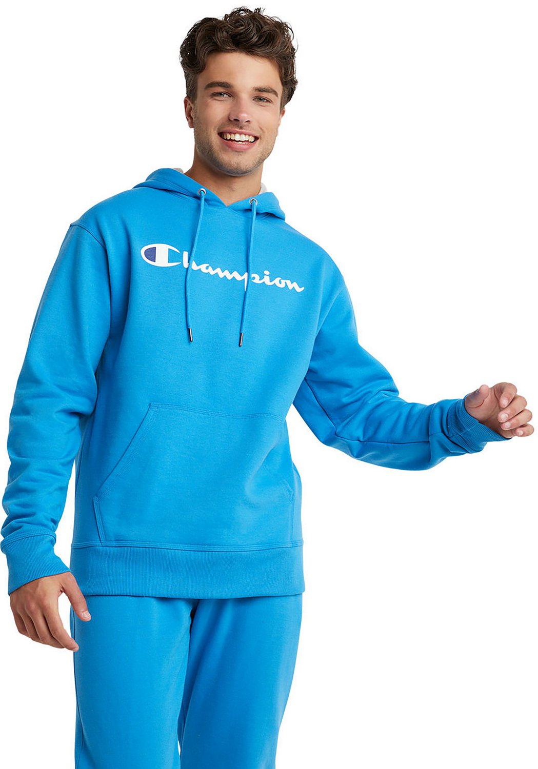 Champion Men's Powerblend Fleece Graphic Hoodie | Academy