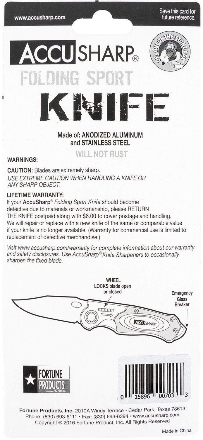 AccuSharp 3 in Folding Sport Knife - view number 2