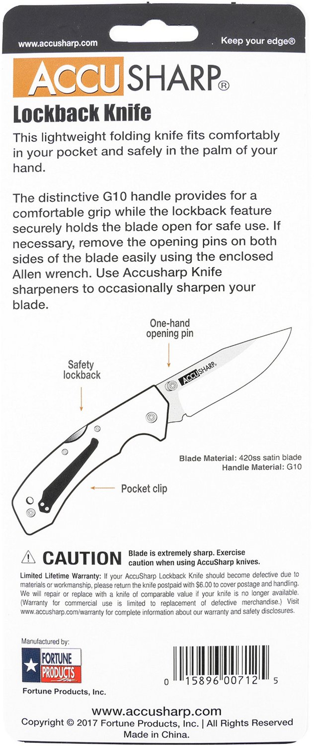 AccuSharp 3 in Lockback Knife - view number 2