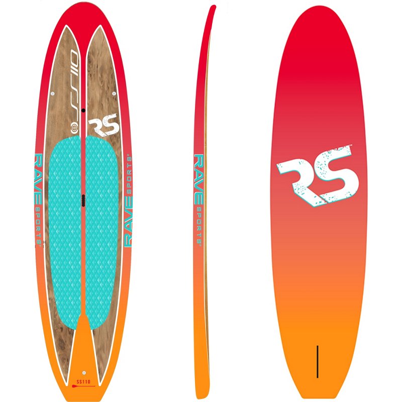 RAVE Sports SS110 Shoreline Series Stand Up Paddleboard - Canoes/Kayaks/Sm Boats at Academy Sports