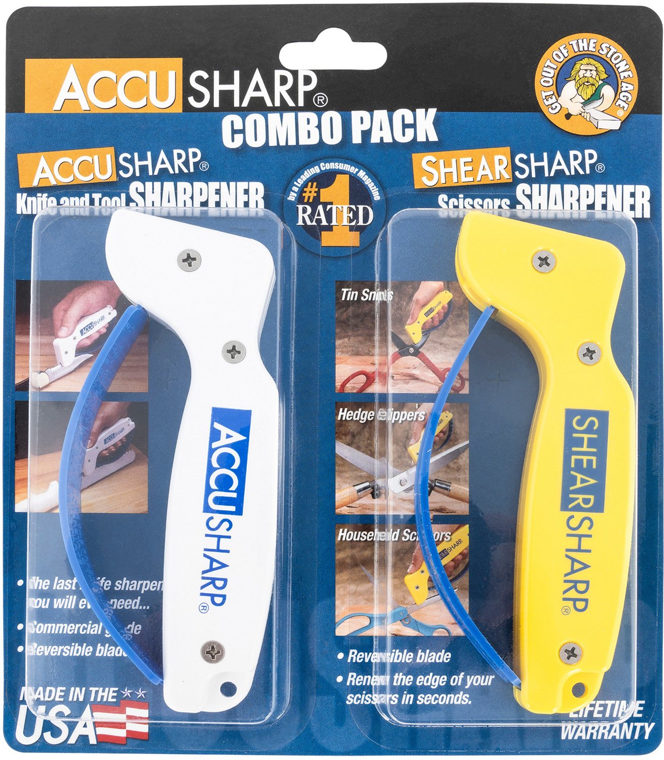 AccuSharp Knife & Tool Sharpener and ShearSharp Scissors Sharpener