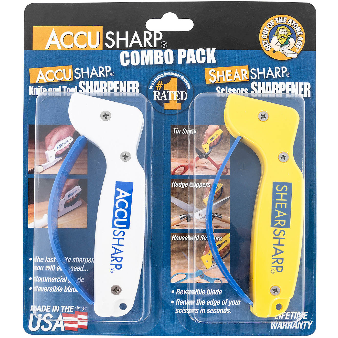 AccuSharp Knife & Tool Sharpener and ShearSharp Scissors Sharpener