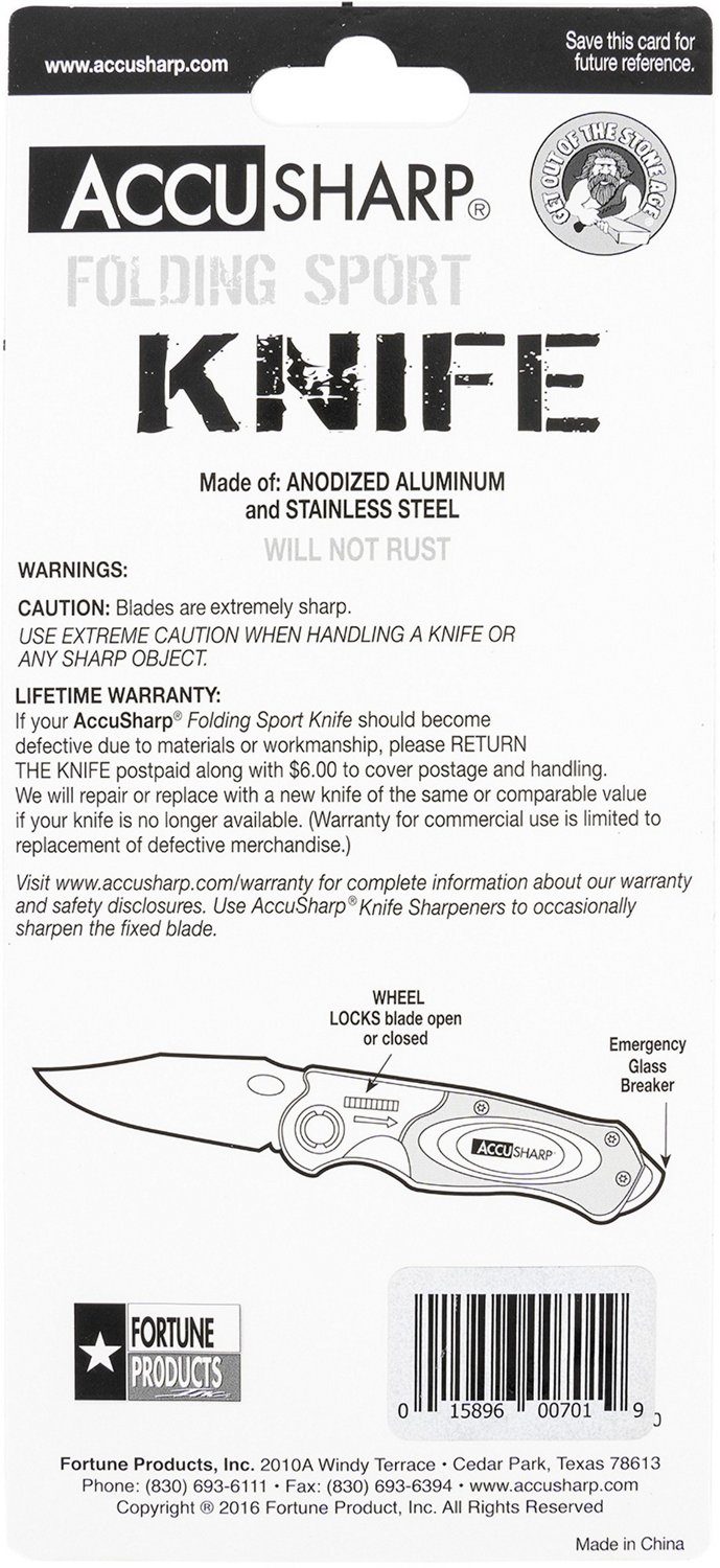 AccuSharp 3 in Folding Sport Knife - view number 2