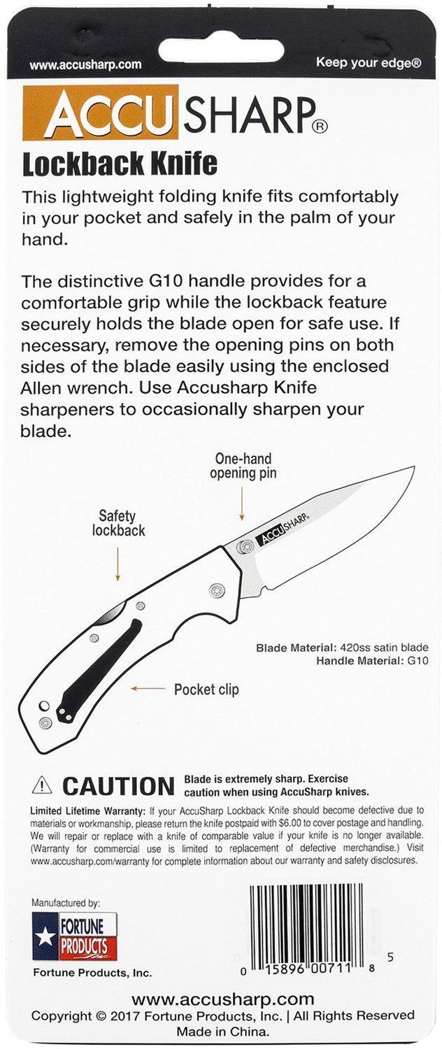 AccuSharp 3 in Lockback Knife - view number 2
