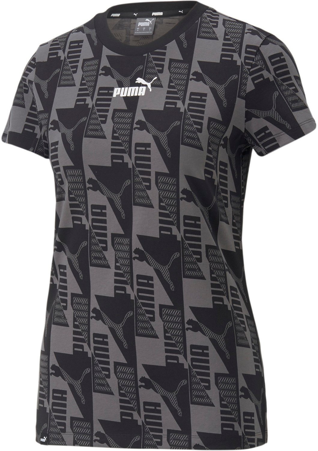 PUMA Women's Power All-Over Print Short Sleeve T-shirt