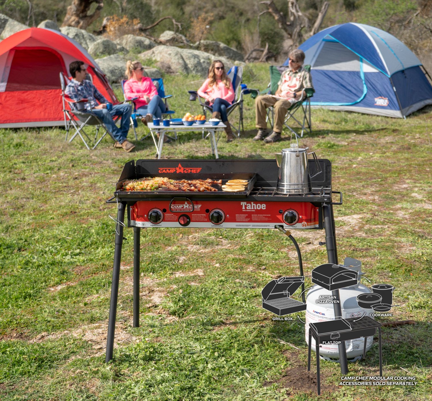 Camp Chef Expedition 3X 3 Burner Stove Free Shipping at Academy