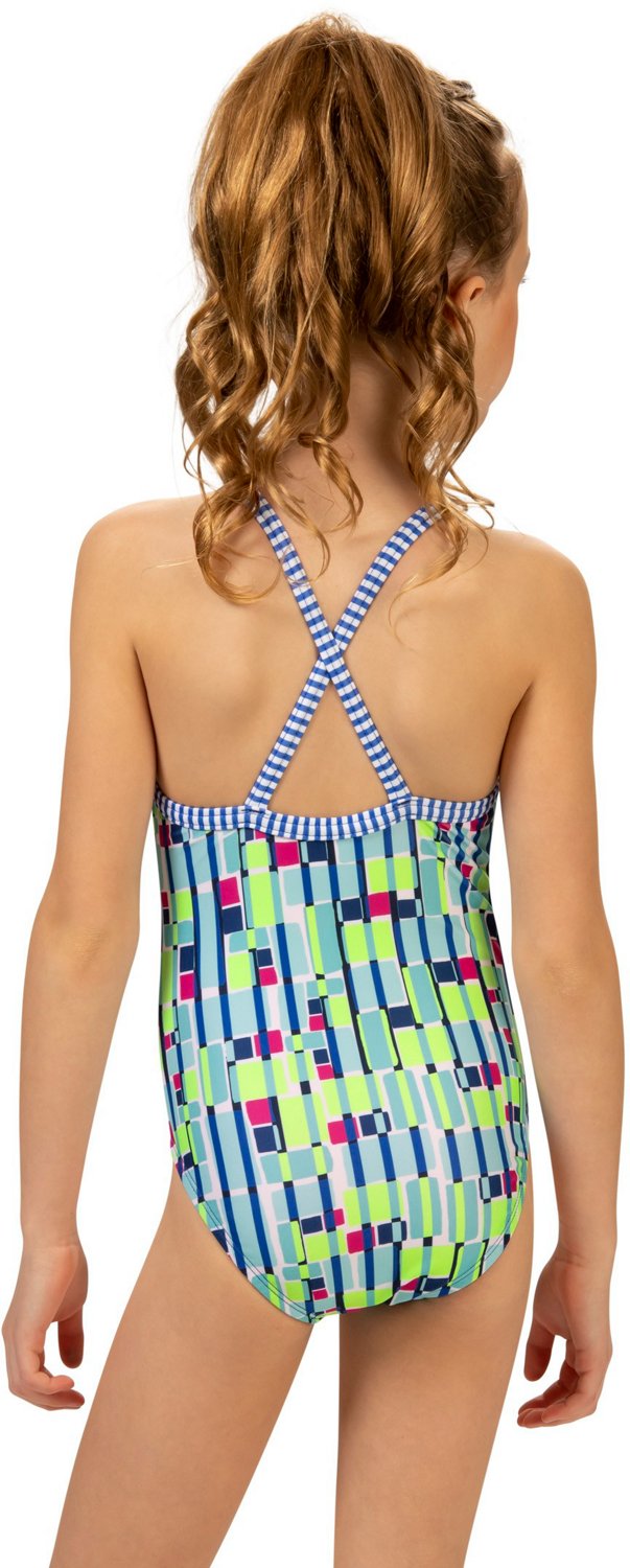 Dolfin Girlsâ€™ Uglies Uptown Print One Piece Swimsuit - view number 2