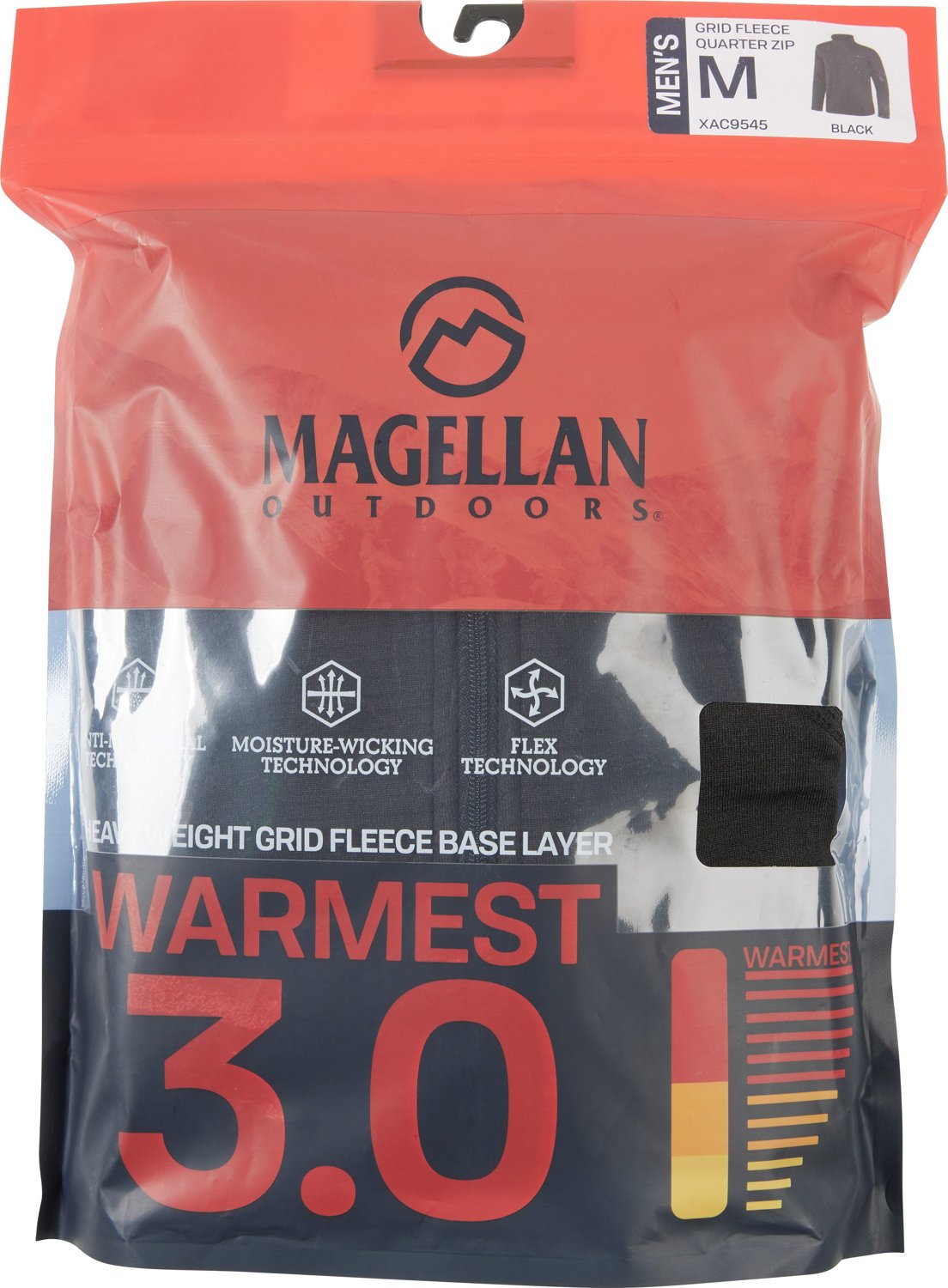 Magellan Outdoors Men's Baselayer 3.0 Thermal Grid Fleece Shirt Academy