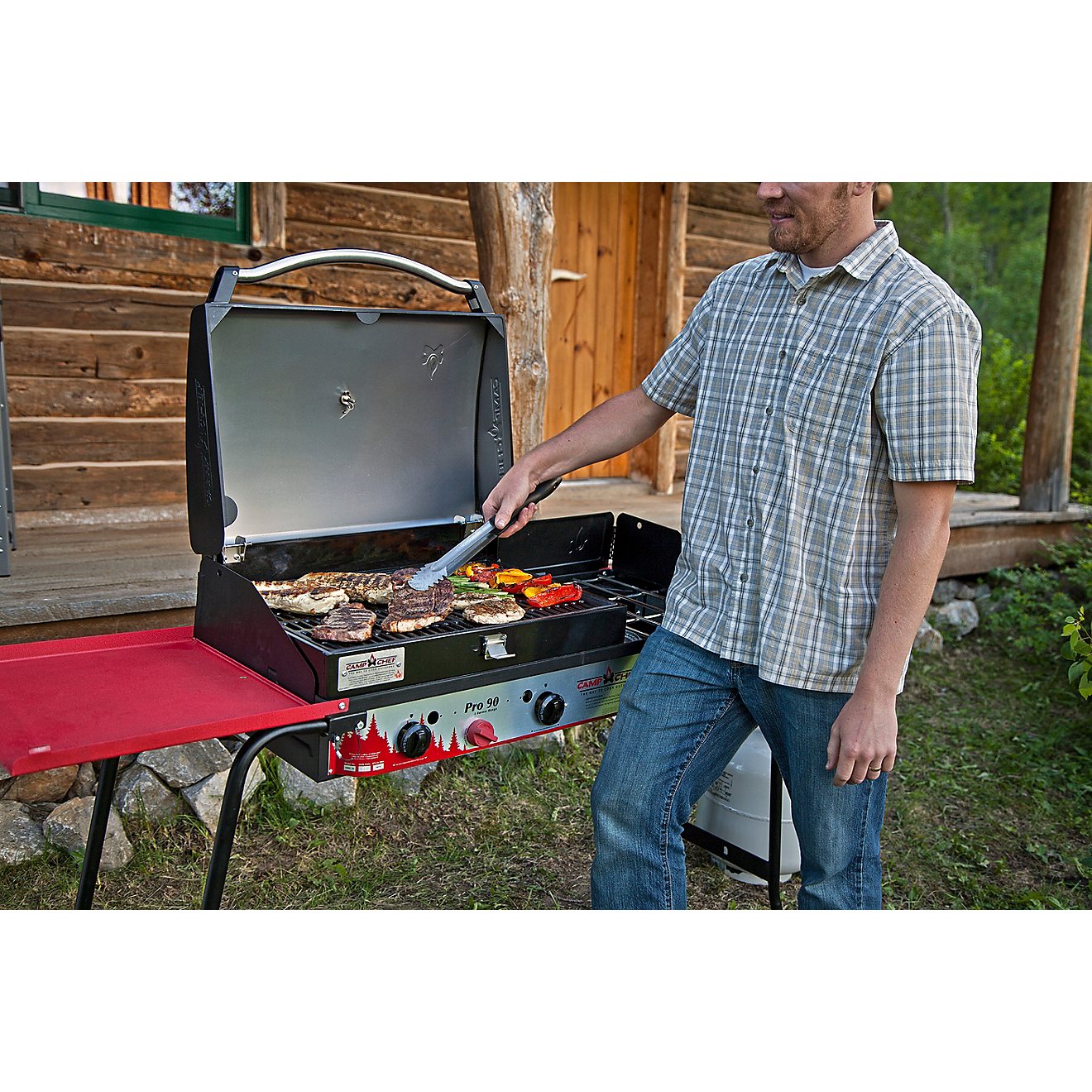Camp Chef Deluxe 24 x 16 in Double Burner Grill                                                                                  - view number 7