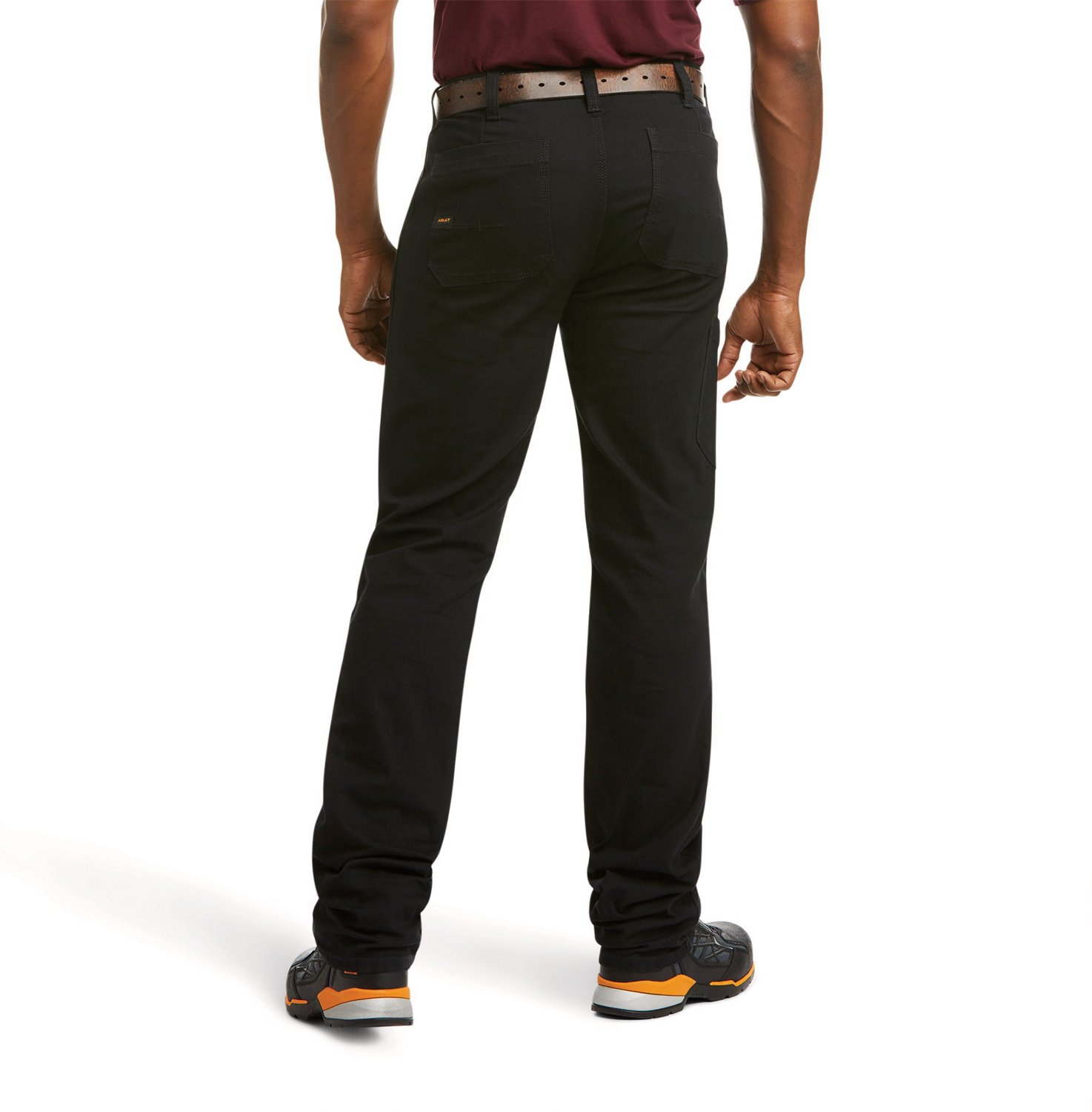 Ariat Men's Rebar M4 Relaxed DuraStretch Made Tough Double Front Stackable Straight Pants - view number 2