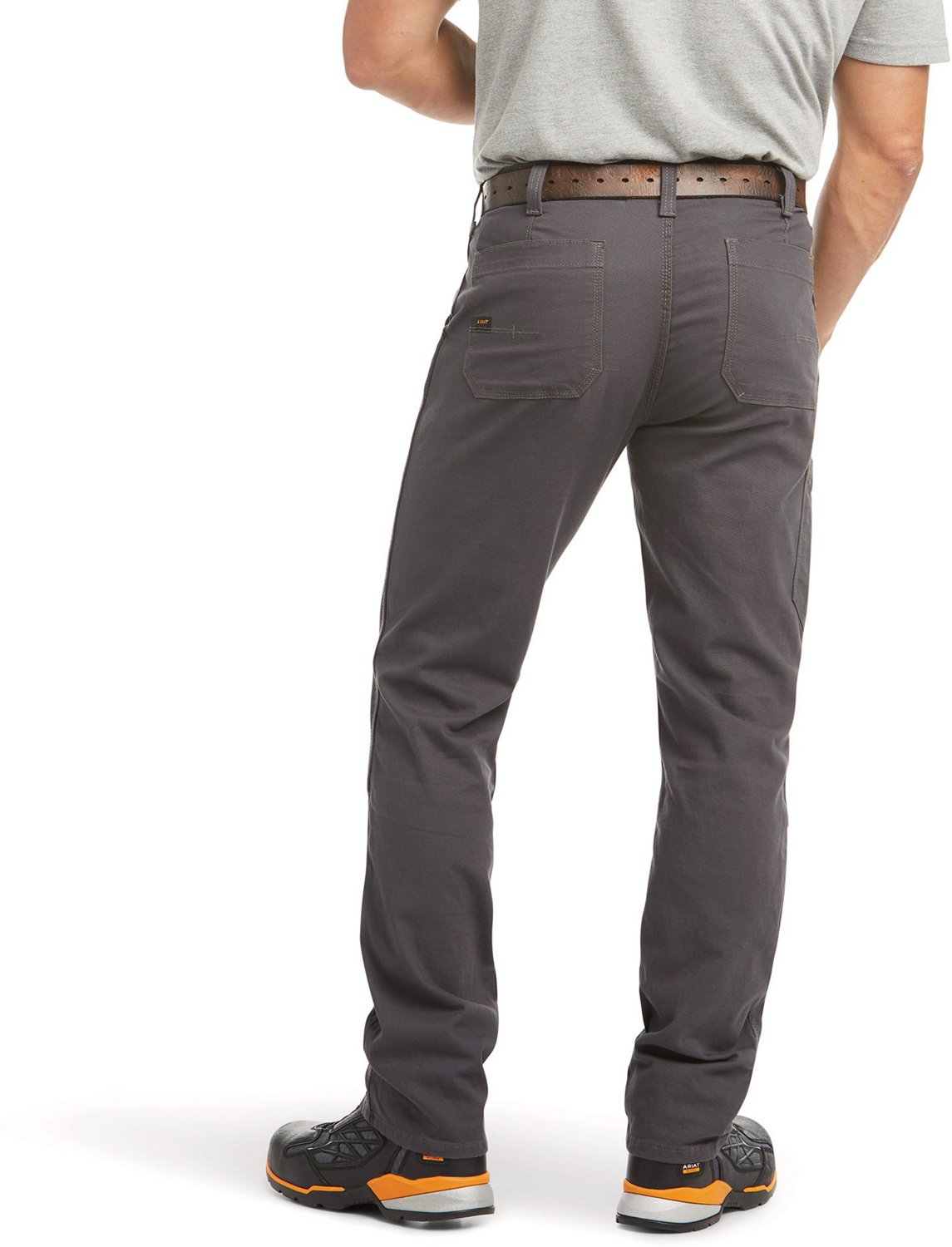 Ariat Men's Rebar M4 Relaxed DuraStretch Made Tough Double Front Stackable Straight Pants - view number 2