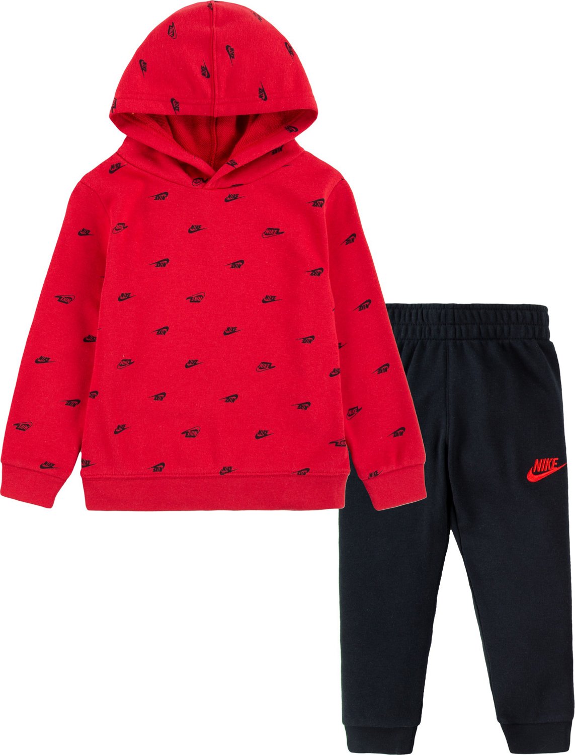 Nike Toddler Boys’ Sportswear Club Allover Print Shirt and Joggers Set ...