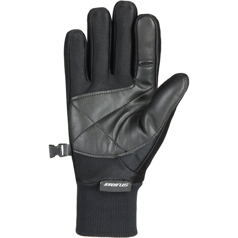 Seirus Men's Heatwave Soundtouch All Weather Gloves Black, Medium - Men's Gloves at Academy Sports