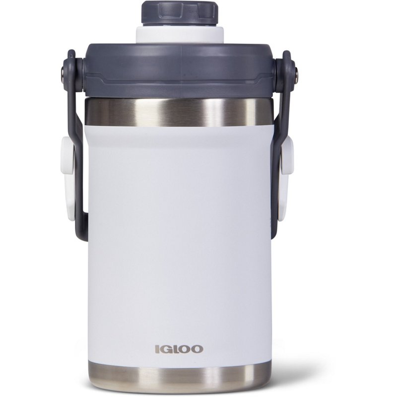 Igloo 1/2 gal Stainless Steel Sports Beverage Jug White, 0.5 Gallon - Ice Chests/Wtr Coolrs at Academy Sports