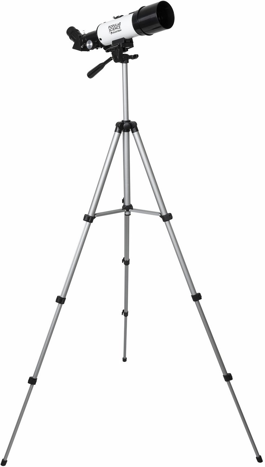 Celestron Popular Science Travel Scope 60 Portable Telescope Kit Academy