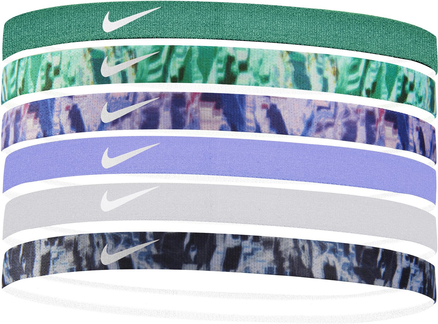 Desfiladero Vuelo Regeneración Nike Women's Printed Headbands 6-Pack | Academy