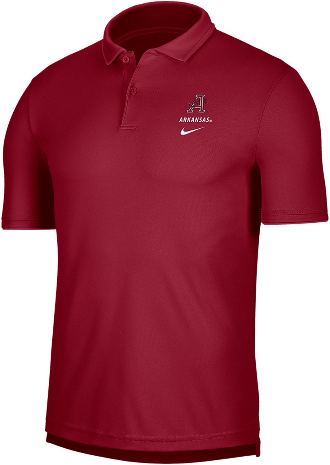 Nike Men's University of Arkansas DriFIT UV Vault Polo Shirt Academy