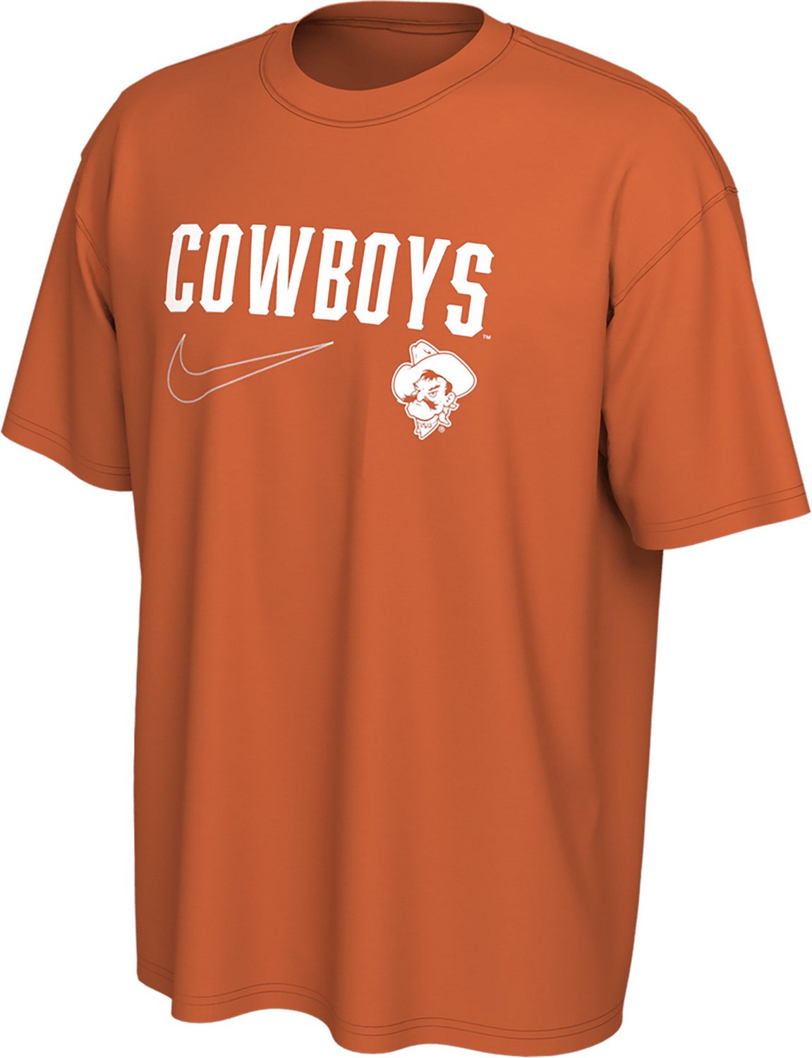 Men's White Oklahoma State Cowboys Baseball T-Shirt