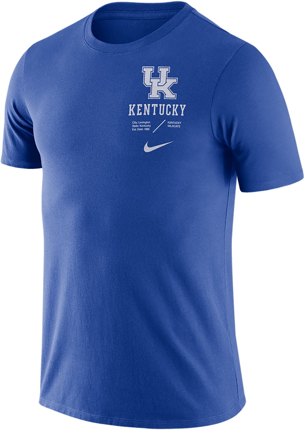 Nike Men's University of Kentucky Dri-FIT Team Short Sleeve T-shirt ...