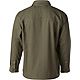 Brazos Men's Contractor Duck Canvas Flannel Lined Shirt Jacket                                                                   - view number 2 image