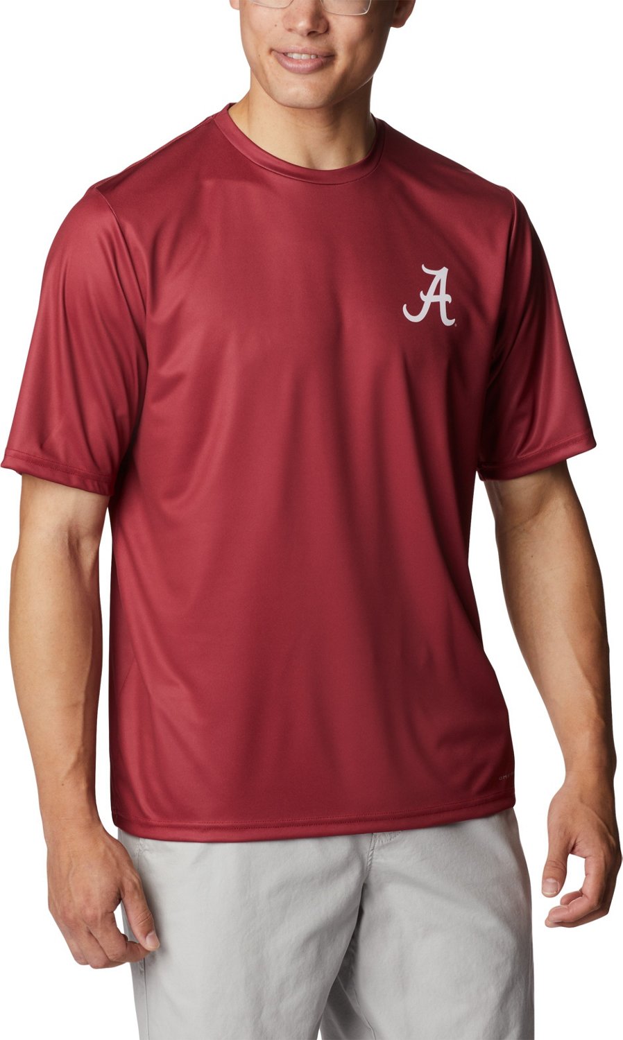 Columbia Sportswear Men's University of Alabama Terminal Tackle Short Sleeve T-shirt                                             - view number 2