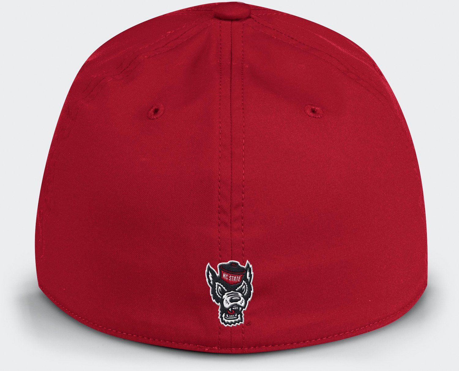 adidas Men's North Carolina State University Poly Structured Flex Cap - view number 3