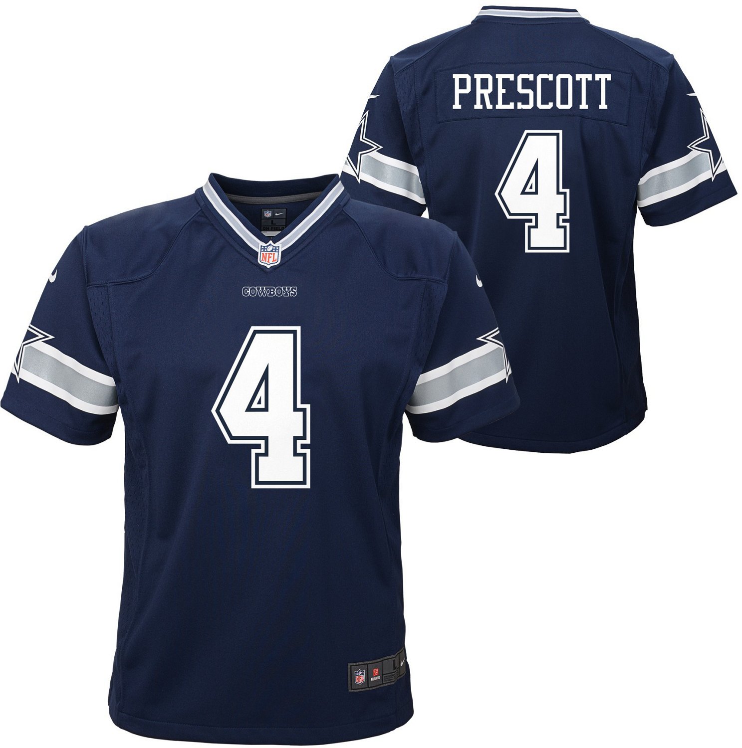 Nike Dallas Cowboys Custom Youth Game Jersey