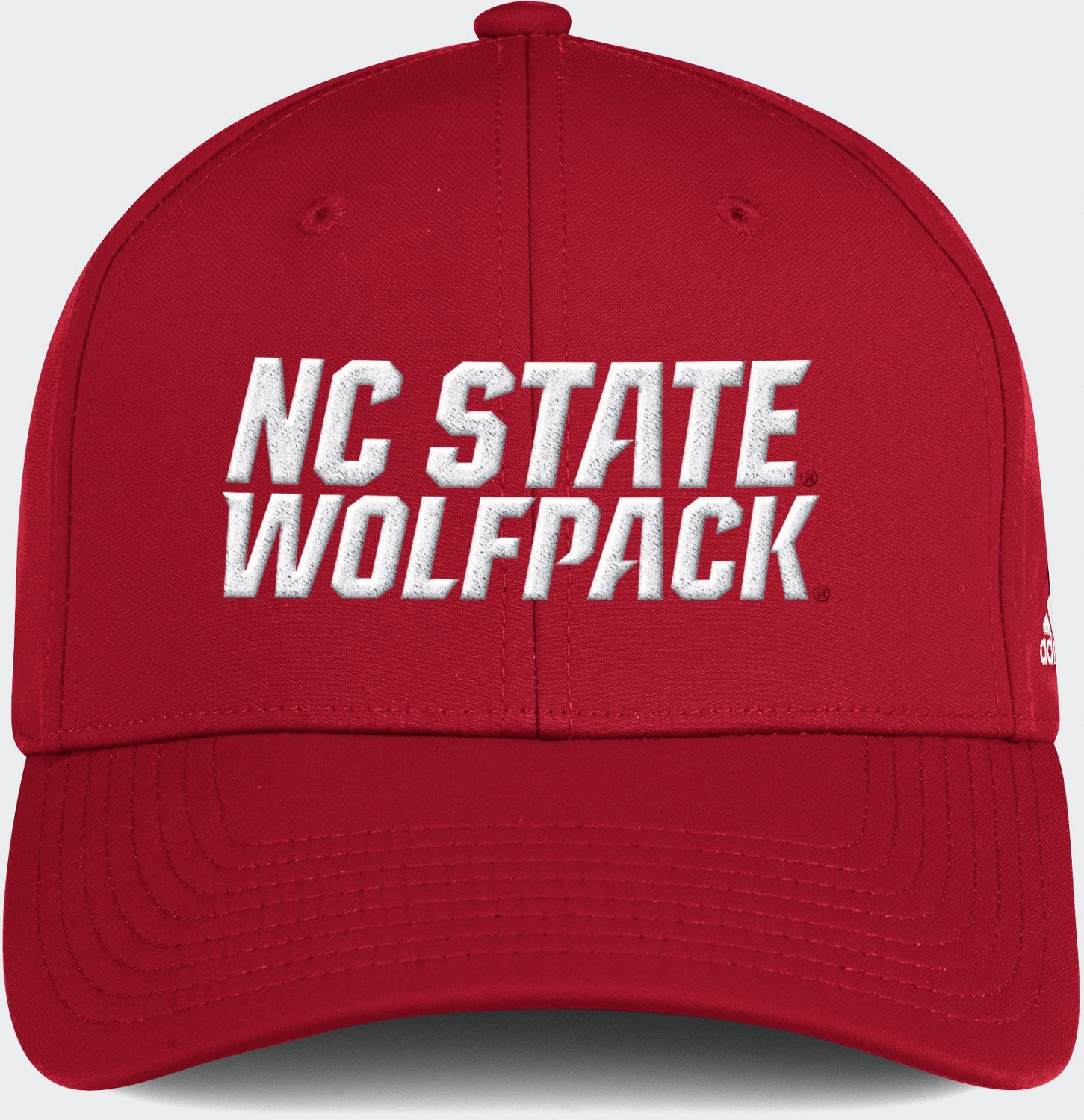 adidas Men's North Carolina State University Poly Structured Flex Cap