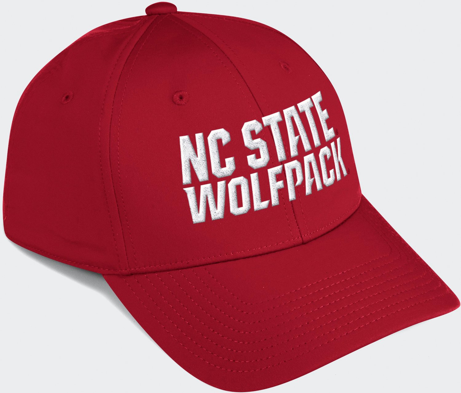 adidas Men's North Carolina State University Poly Structured Flex Cap - view number 2