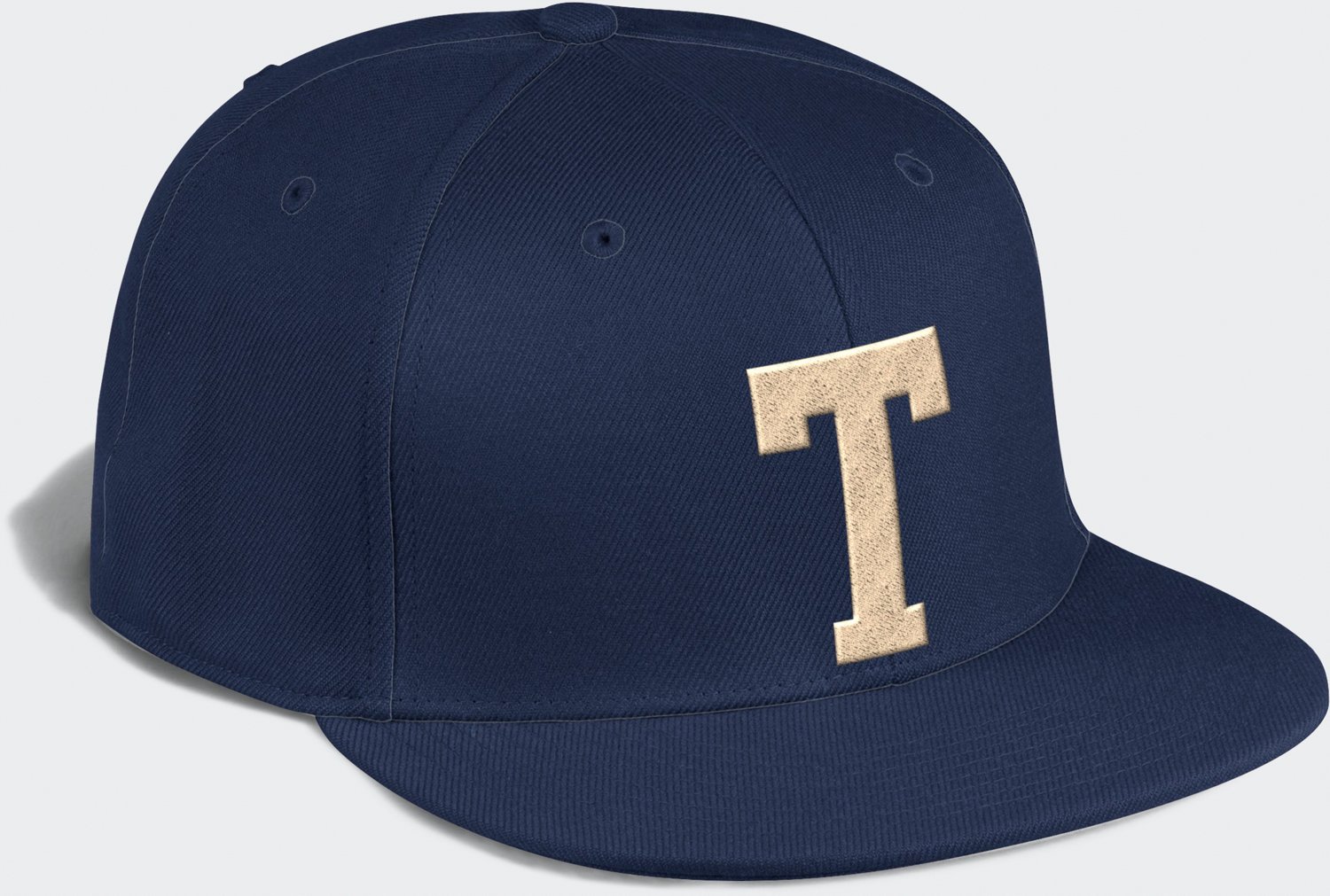 adidas Men's Georgia Tech University Fitted Wool Baseball Flat Brim Cap - view number 3