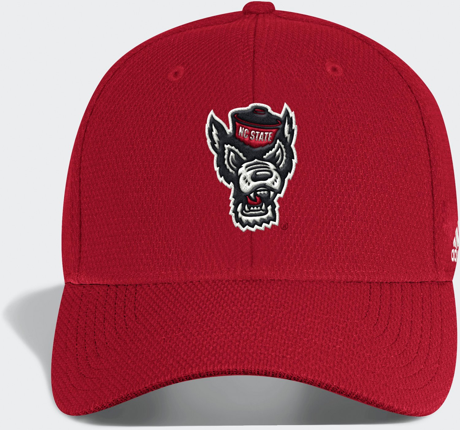 adidas Men's North Carolina State University Coach Structured Flex Cap
