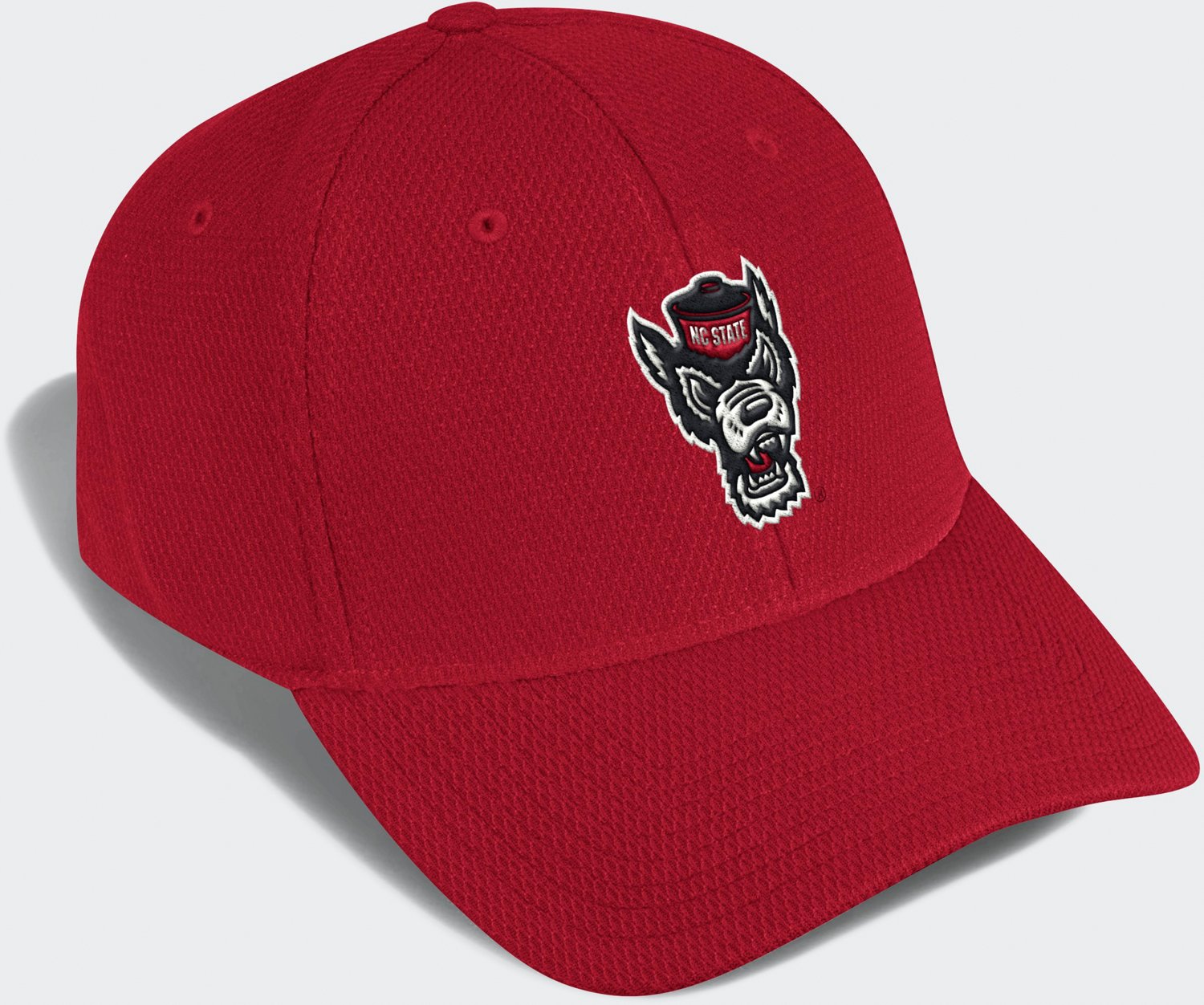 adidas Men's North Carolina State University Coach Structured Flex Cap - view number 3