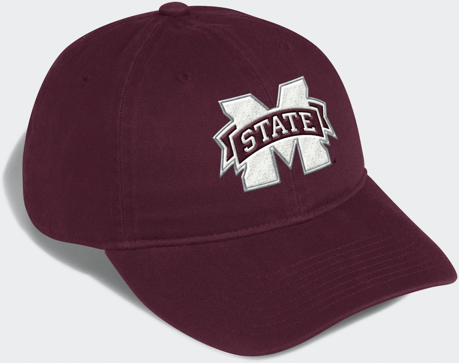 adidas Men's Mississippi State University Cotton Slouch Cap                                                                      - view number 3