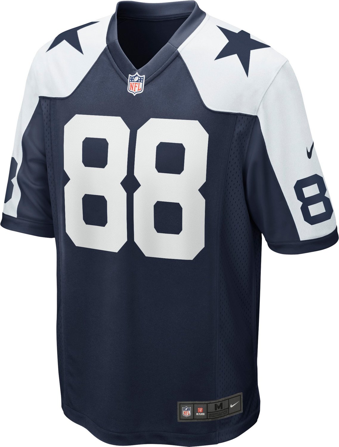 New CeeDee Lamb Small Adult Dallas Cowboys Game Jersey White/ Blue