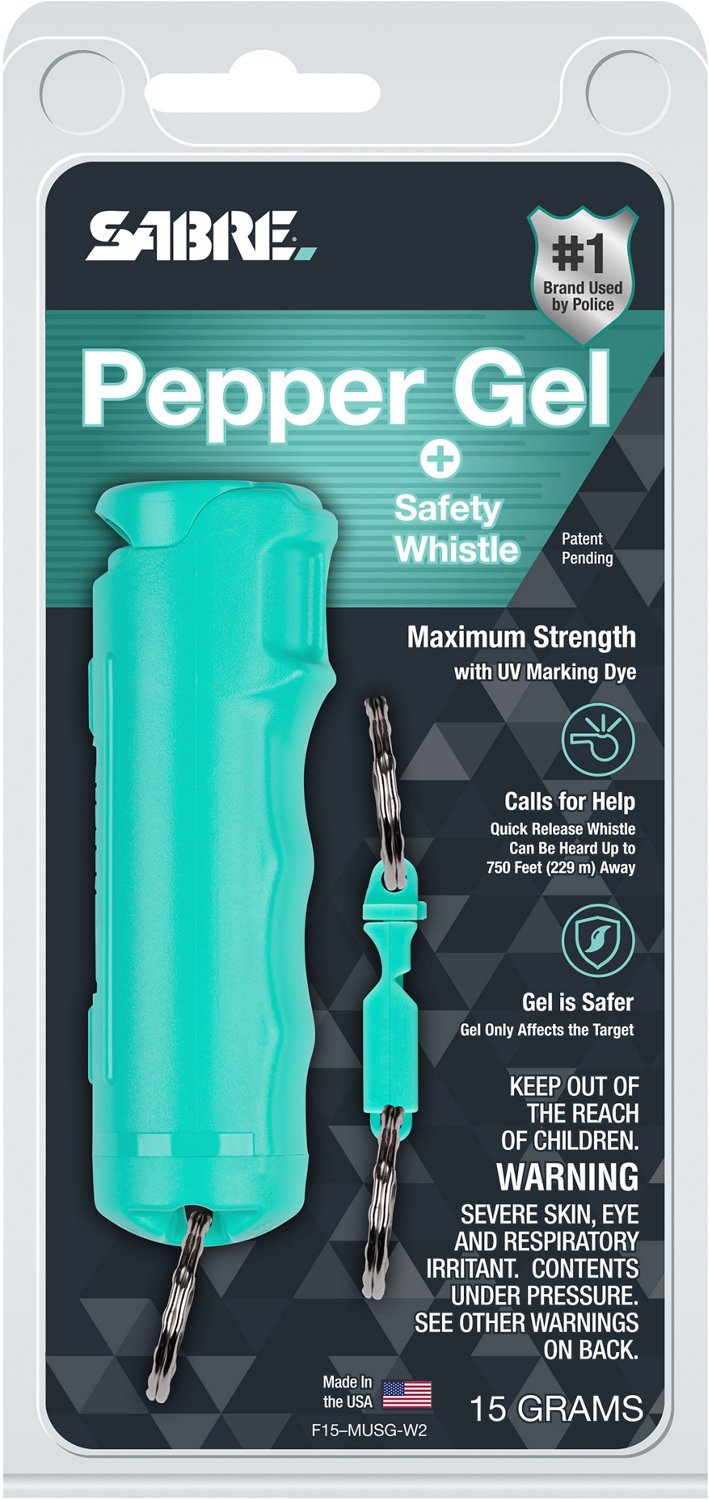 SABRE Keychain Pepper Gel with Safety Whistle - view number 2