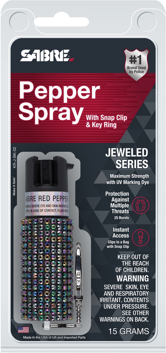 SABRE Jeweled Pepper Spray Key Ring - view number 2