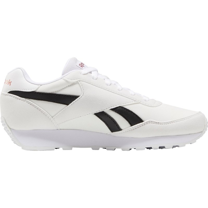 Reebok Women's Rewind Run Lifestyle Shoes White/Black, 9.5 - Women's Athletic Lifestyle at Academy Sports product image
