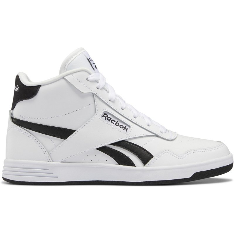 Reebok Women's Club High Top Lifestyle Shoes White/Black, 10 - Women's Athletic Lifestyle at Academy Sports product image