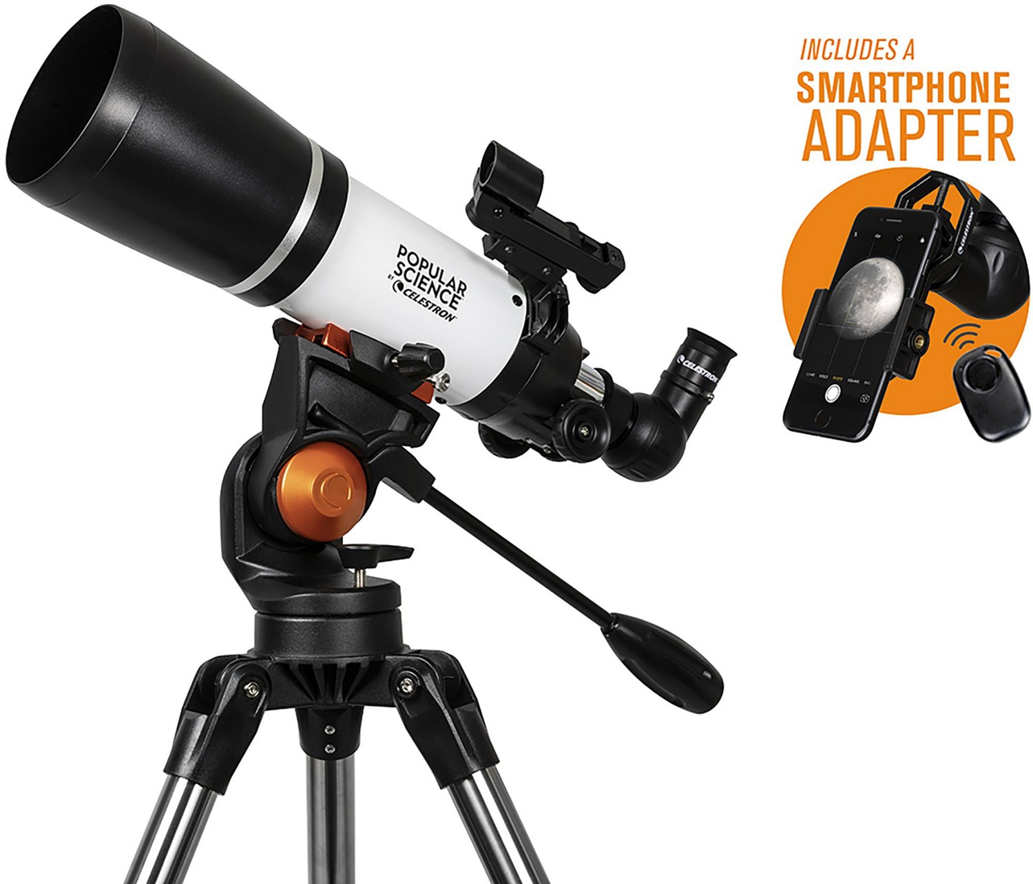 Celestron Popular Science AstroMaster 80AZS Portable Telescope Kit
