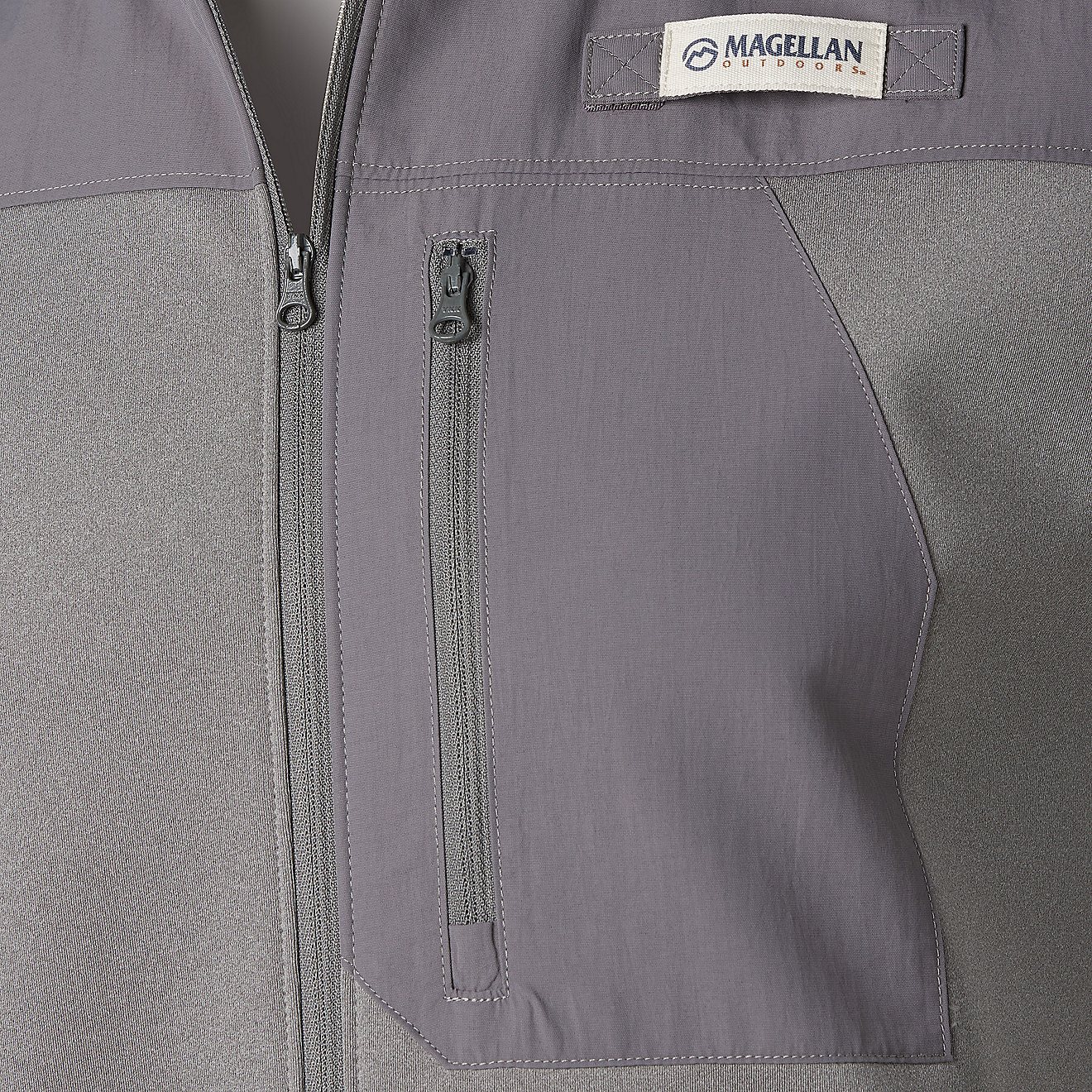 Magellan Outdoors Men's FishGear Overcast Fleece Vest                                                                            - view number 3