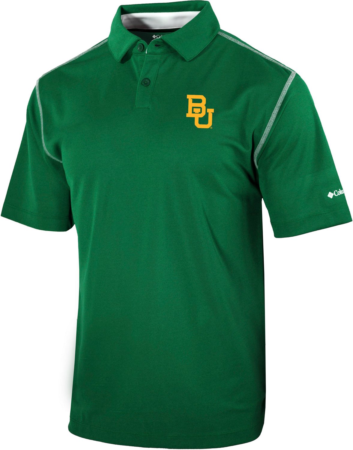 Columbia Sportswear Men's Baylor University Omni-Wick High Stakes Polo Shirt