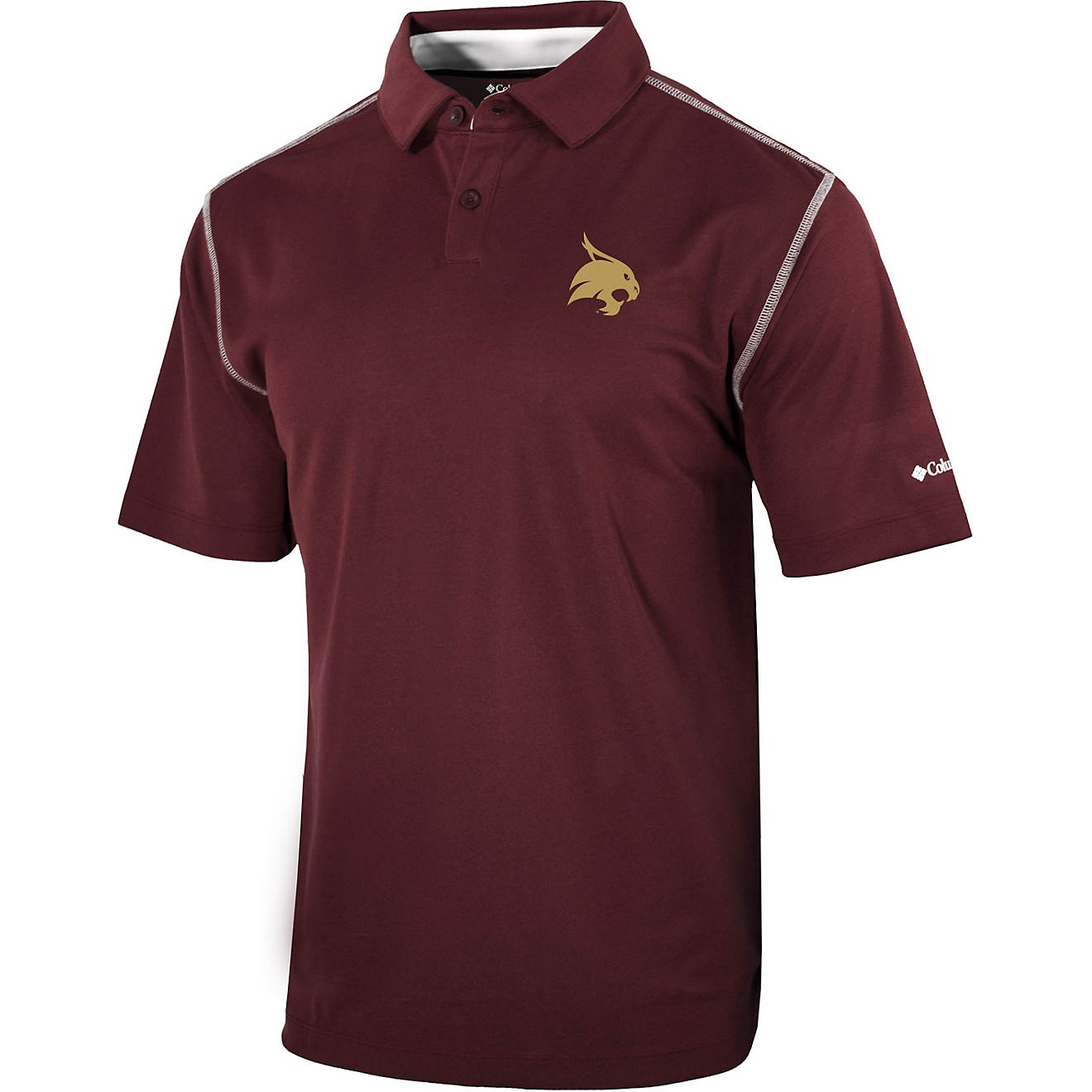 Columbia Sportswear Men's Texas State University Omni-Wick High Stakes Polo Shirt                                                - view number 1