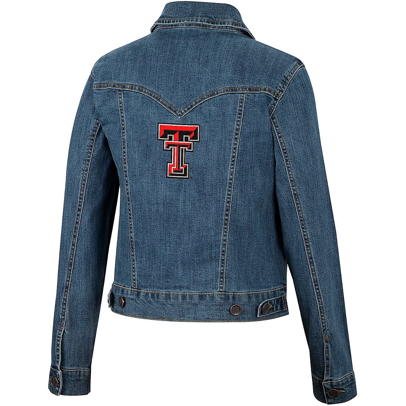 Wrangler Women's Texas Tech University Classic Fit Denim Jacket                                                                  - view number 1