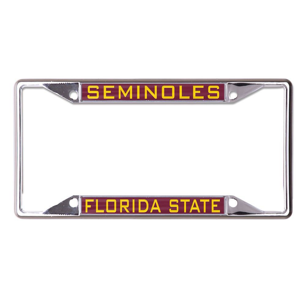 WinCraft Florida State University Metallic License Plate Frame