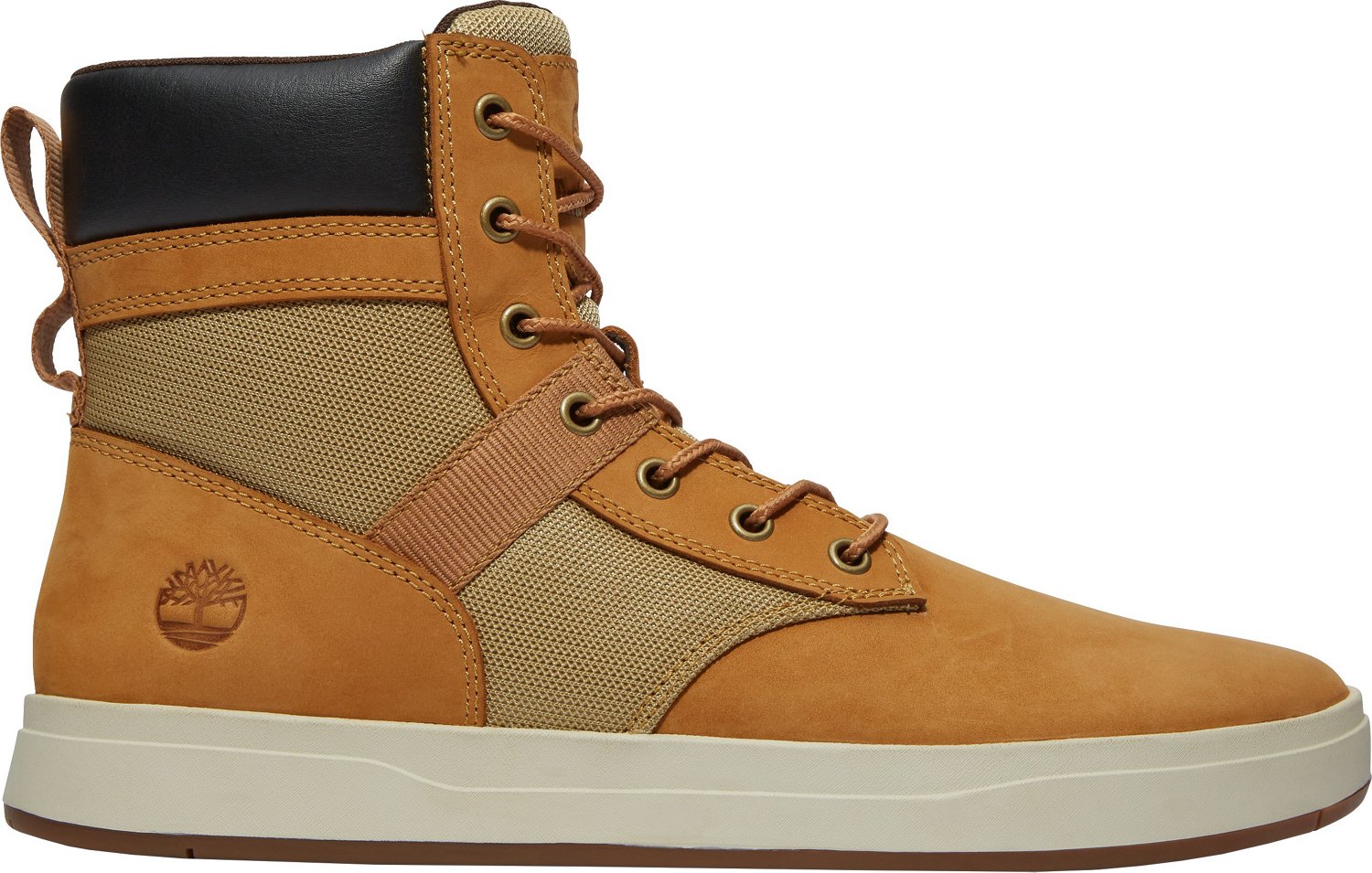 Timberland Men’s Davis Square Toe Leather Fabric Boots | Academy