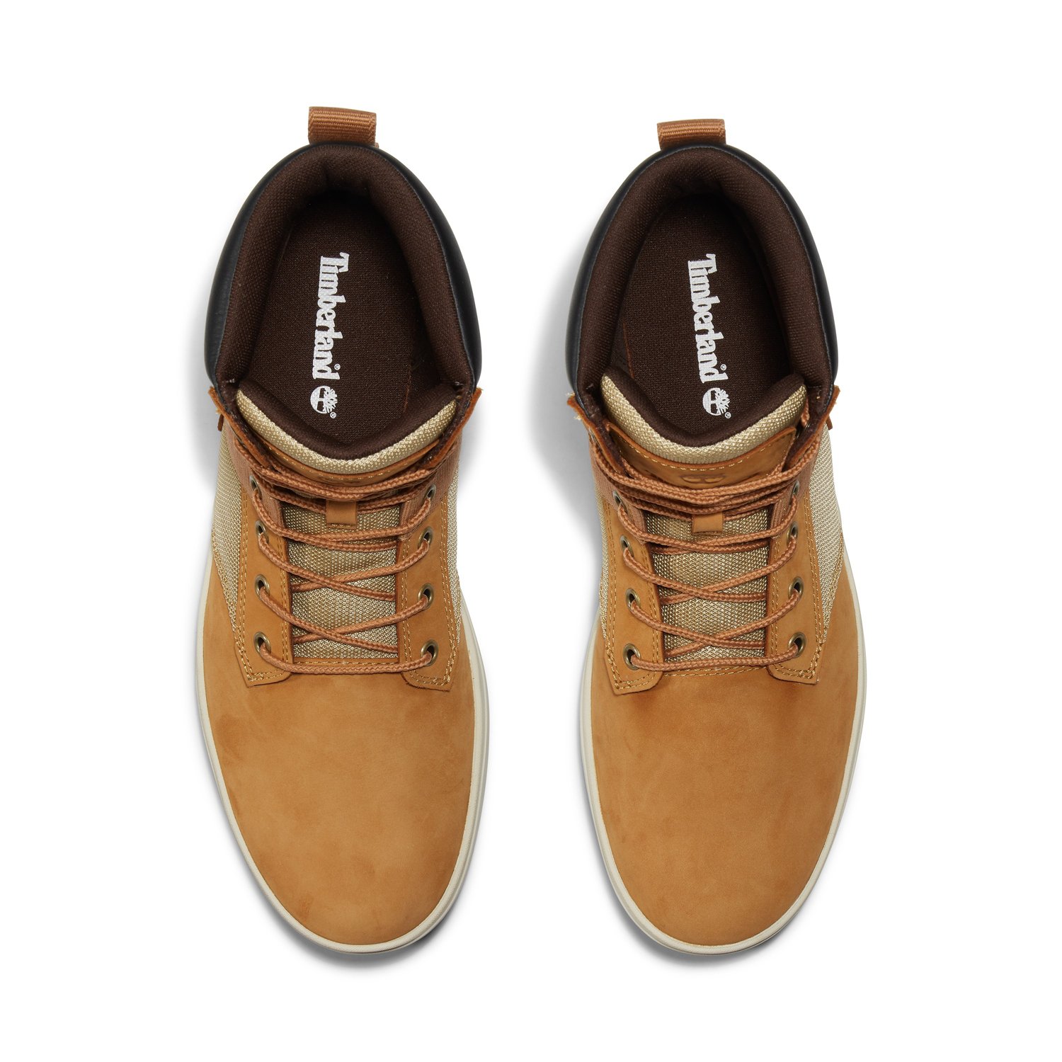 Timberland Men’s Davis Square Toe Leather Fabric Boots | Academy