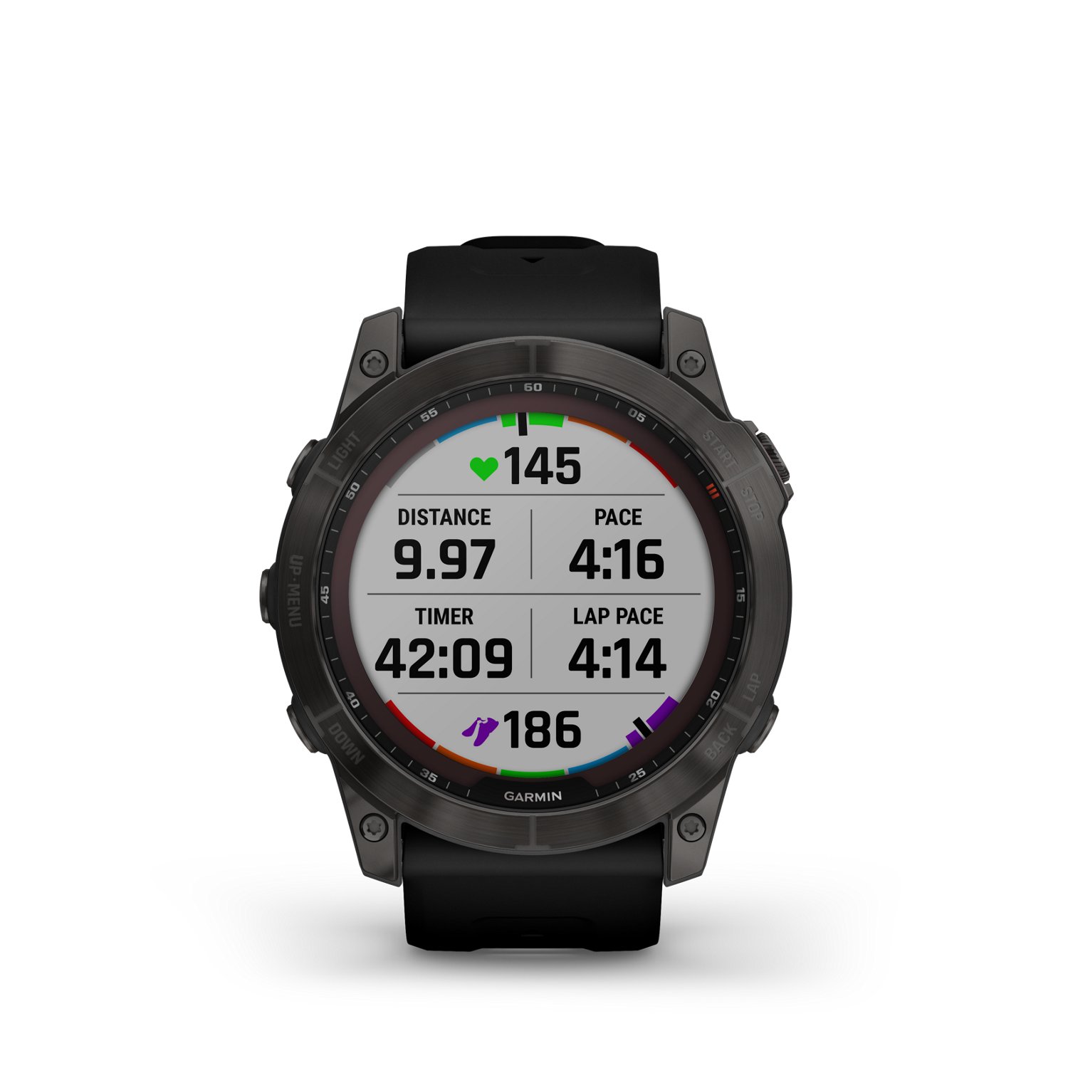 Garmin fenix 7X Sapphire DLC Ti Solar Watch                                                                                      - view number 2