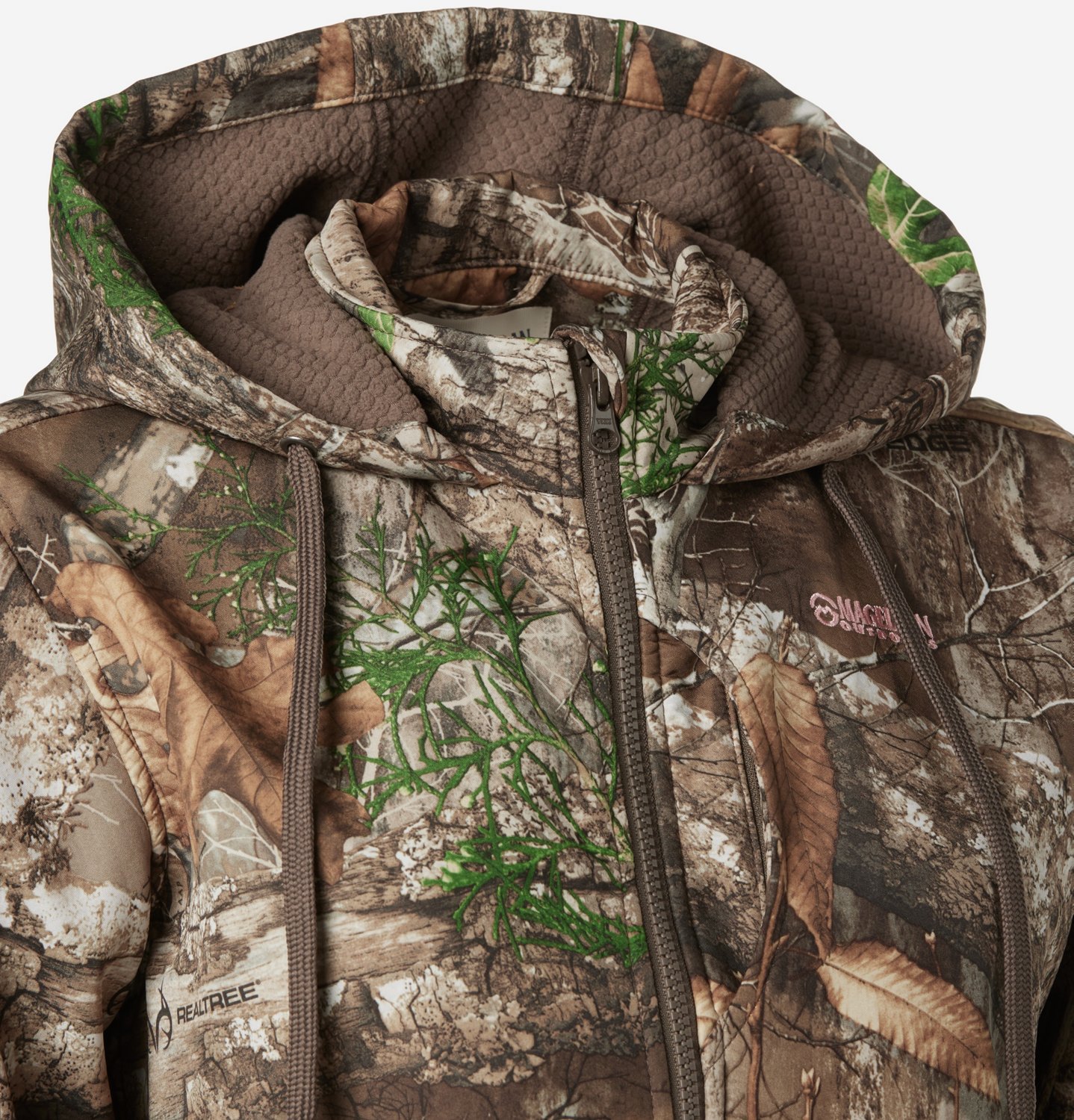 Magellan Outdoors Hunt Gear Men's Boone Hooded FZ Camo Jacket