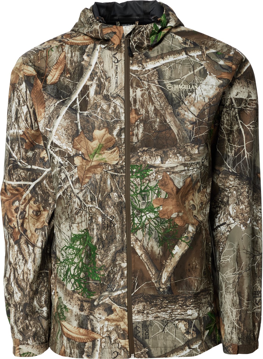 Magellan Outdoors Hunt Gear Men's RealTree Edge Rain Jacket | Academy