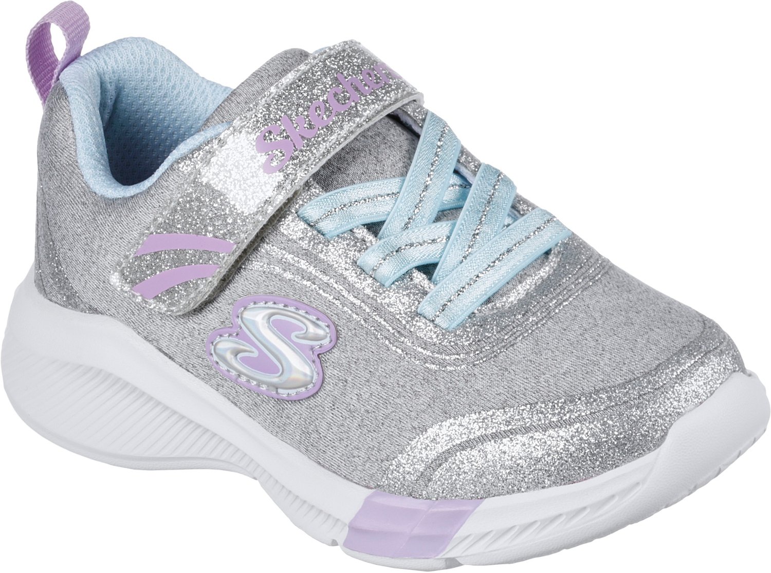 SKECHERS Toddler Girls’ Dreamy Lights Heathered Shoes Academy